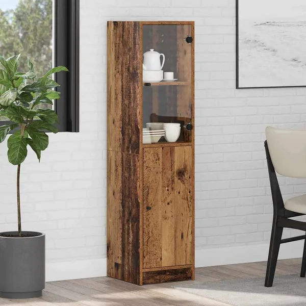 Haut Armoire Bois Ancien 35 x 37 x 142 cm Bois d'ingénierie