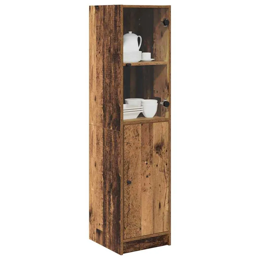 Haut Armoire Bois Ancien 35 x 37 x 142 cm Bois d'ingénierie - 3