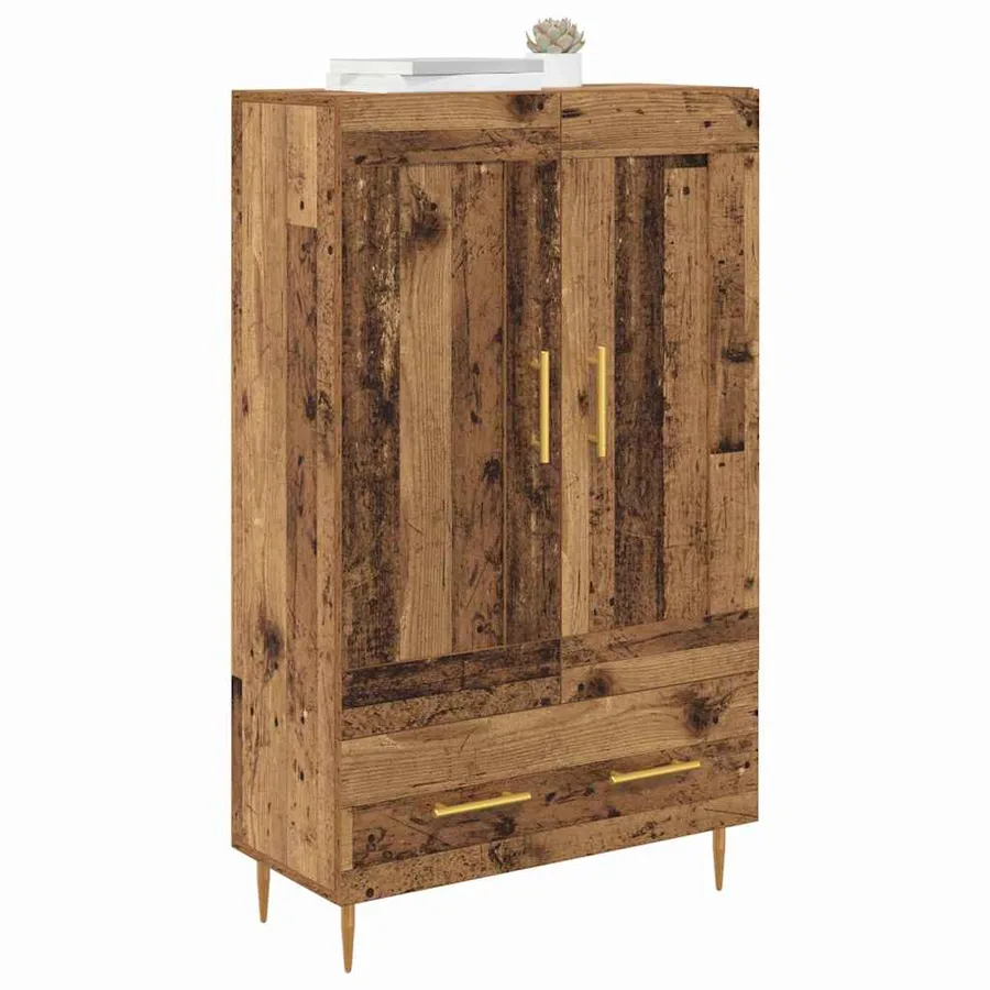 Haut Armoire Bois Ancien 69,5 x 31 x 115 cm Bois d'ingénierie - 3