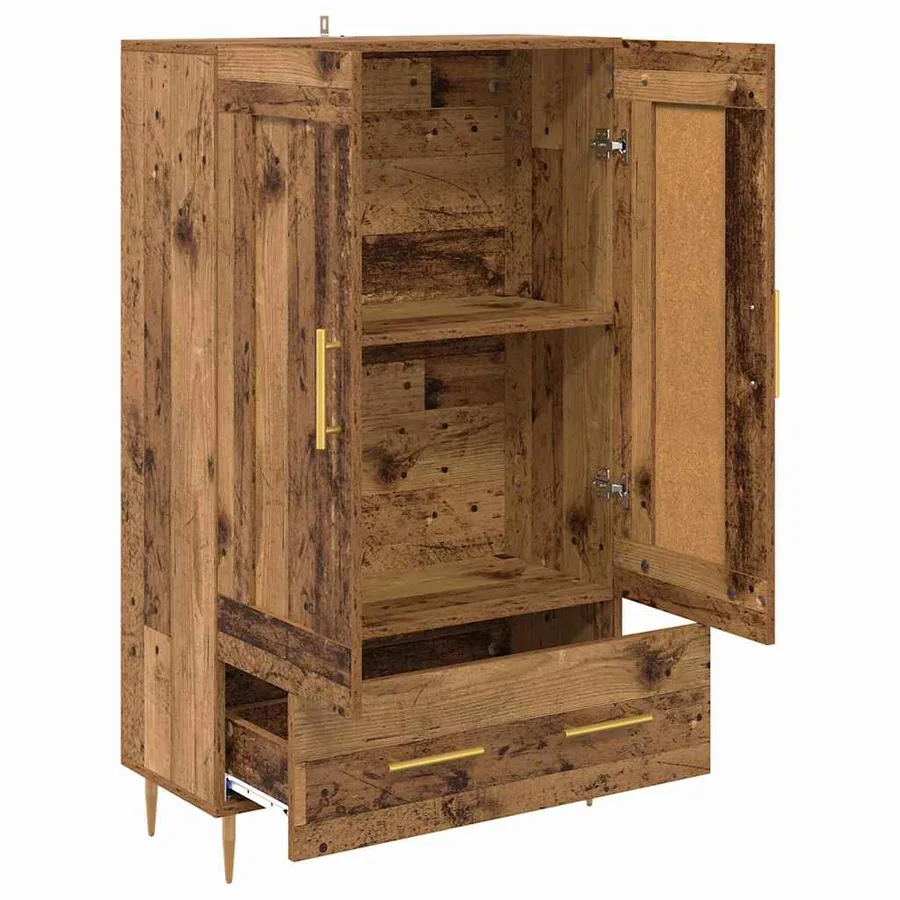 Haut Armoire Bois Ancien 69,5 x 31 x 115 cm Bois d'ingénierie - 5