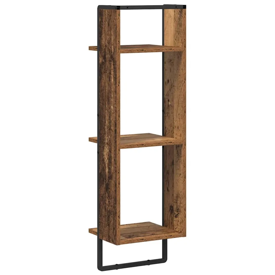 Étagère Murale Bois Ancien 30 x 25 x 100 cm Bois d'ingénierie - 7