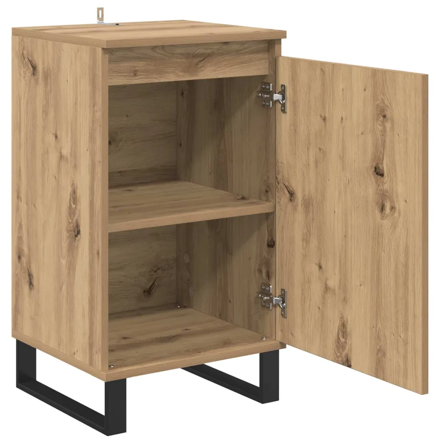 Buffet Chêne artisanal 40 x 35 x 70 cm Bois d'ingénierie - 5