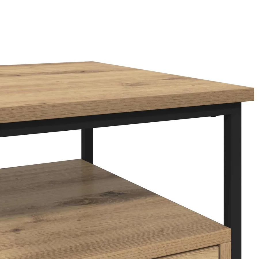 Cabinet de chevet 2 pc Chêne artisanal 40 x 42 x 56 cm - 11