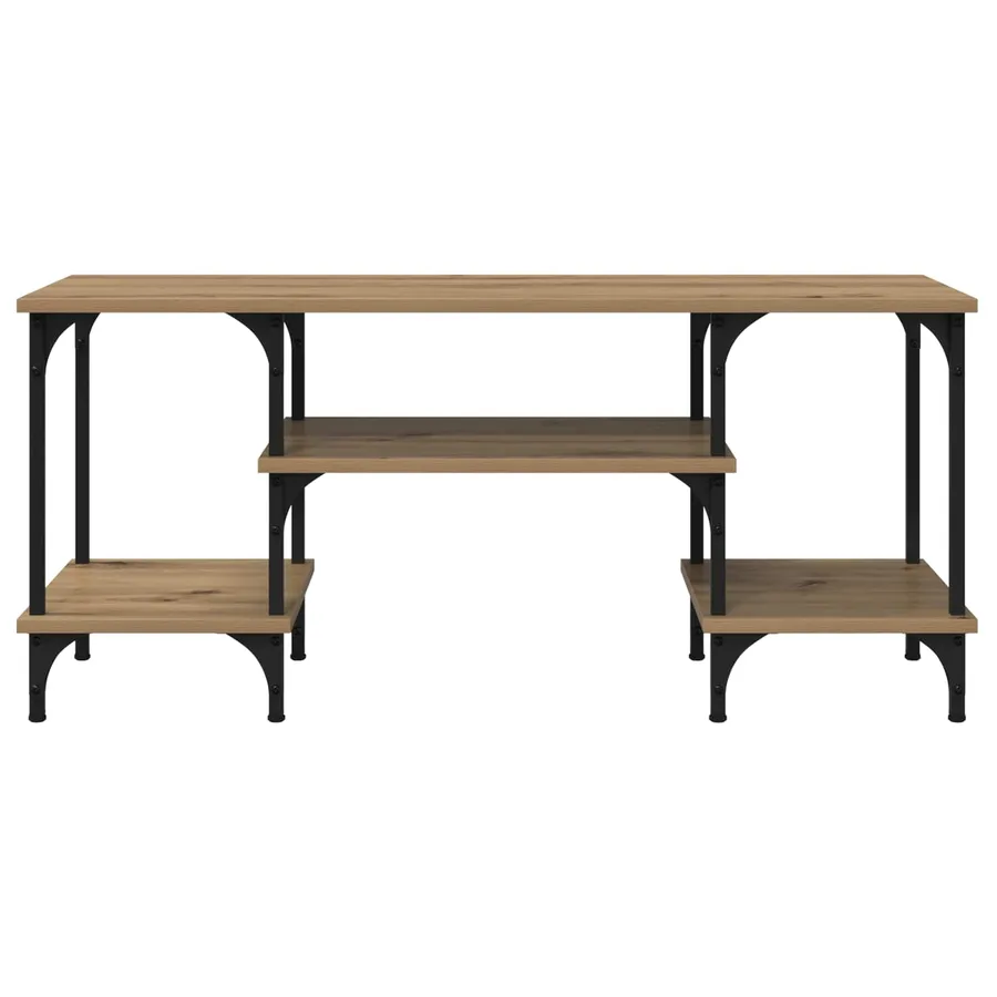 Meuble TV 102 x 35 x 45,5 cm Chêne artisanal - 5