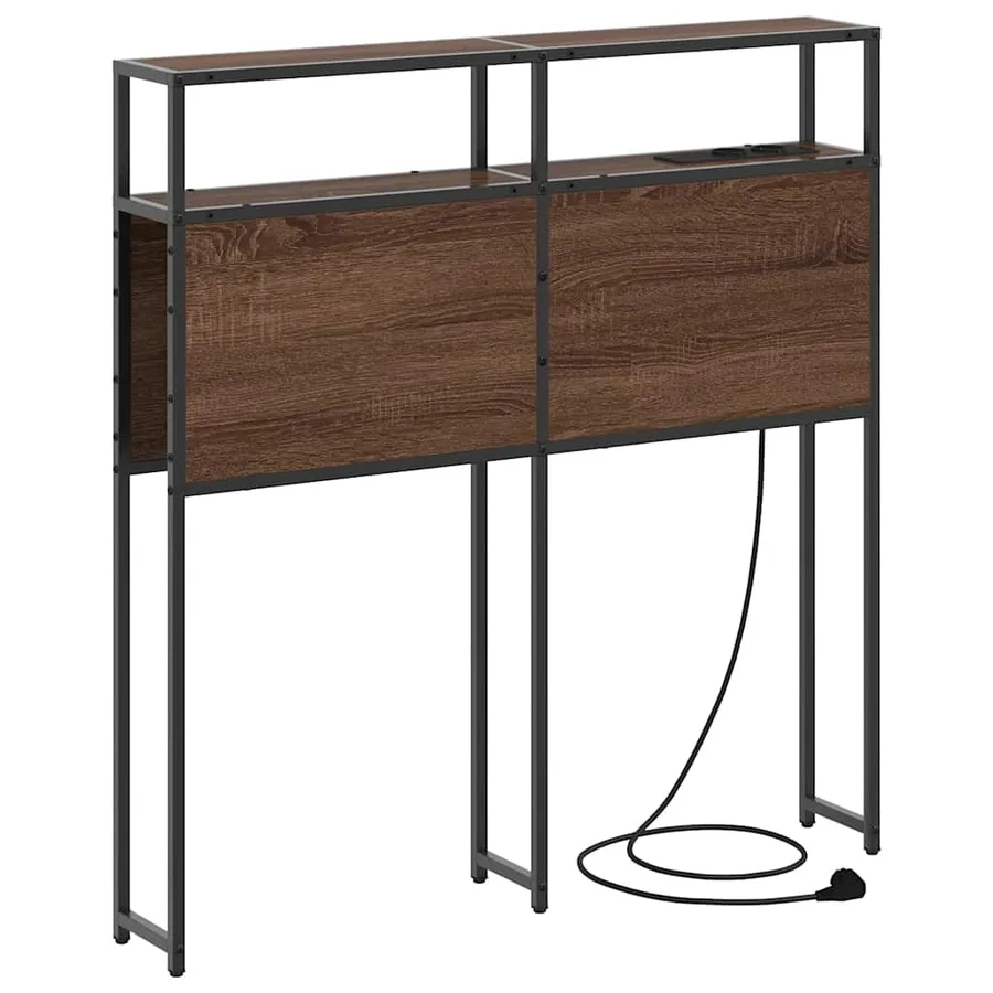Tête de lit de rangement Chêne marron Bois d'ingénierie - 2