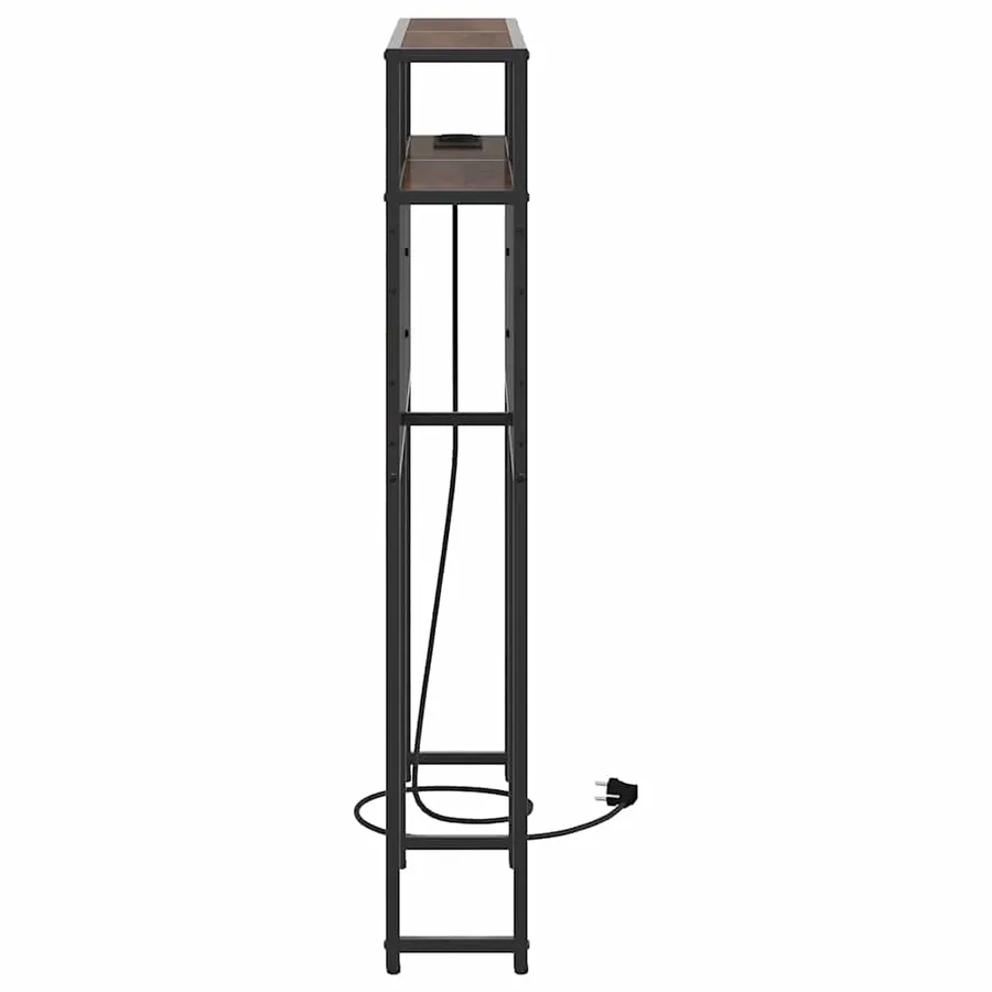 Tête de lit de rangement Chêne marron Bois d'ingénierie - 6
