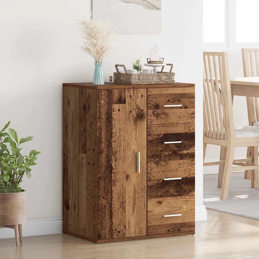 Buffet Bois Ancien 59 x 39 x 80 cm Bois d'ingénierie