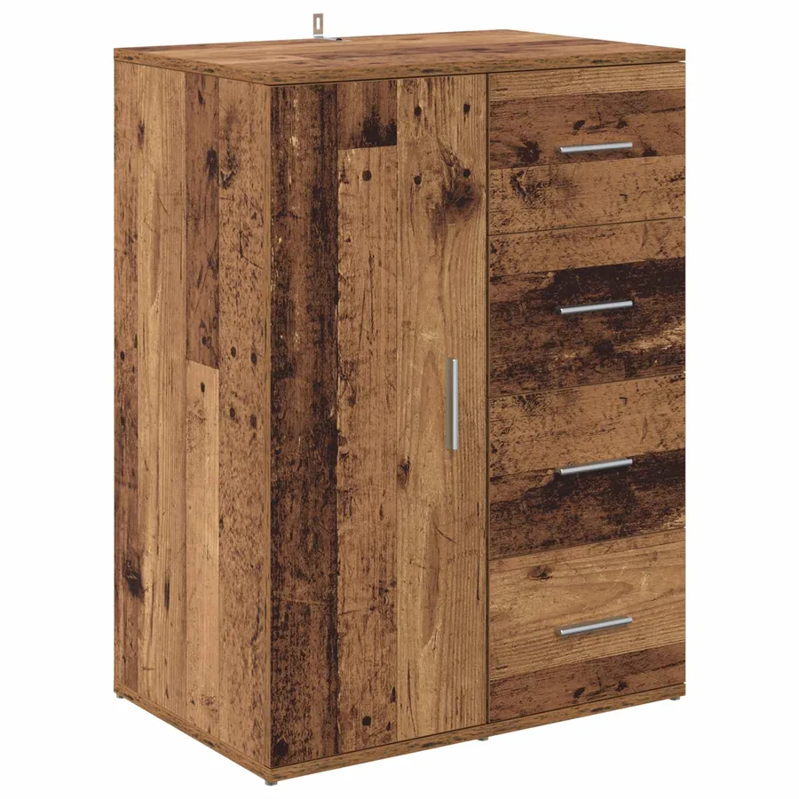 Buffet Bois Ancien 59 x 39 x 80 cm Bois d'ingénierie - 2