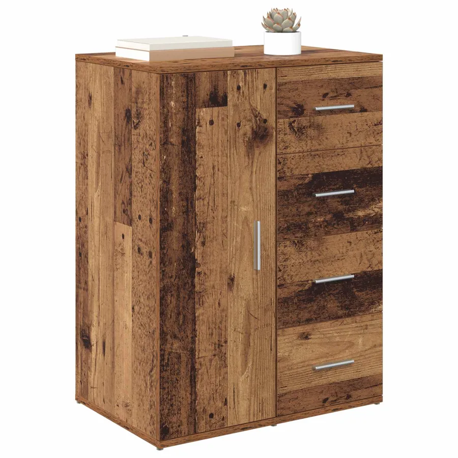 Buffet Bois Ancien 59 x 39 x 80 cm Bois d'ingénierie - 3