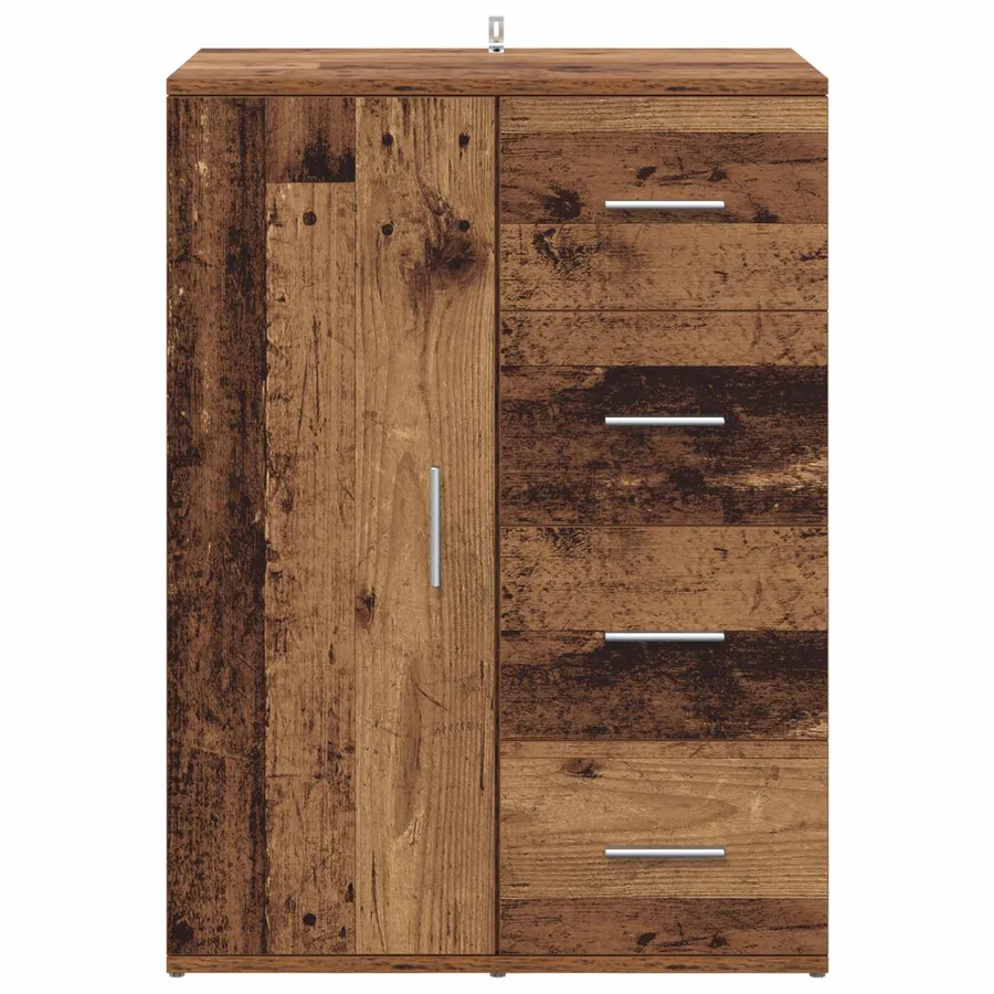 Buffet Bois Ancien 59 x 39 x 80 cm Bois d'ingénierie - 6