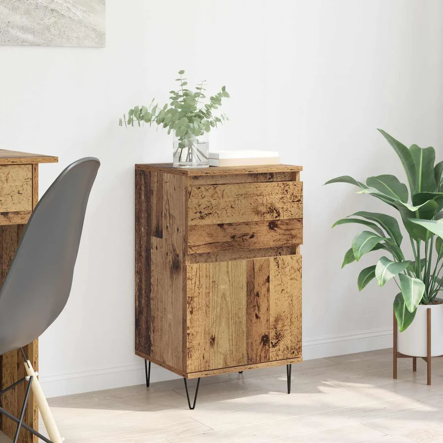 Buffet Bois ancien 35 x 40 x 70 cm Bois d'ingénierie