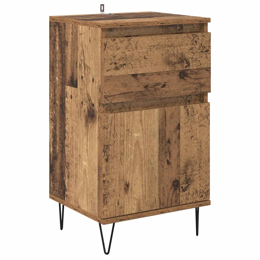 Buffet Bois ancien 35 x 40 x 70 cm Bois d'ingénierie - 2