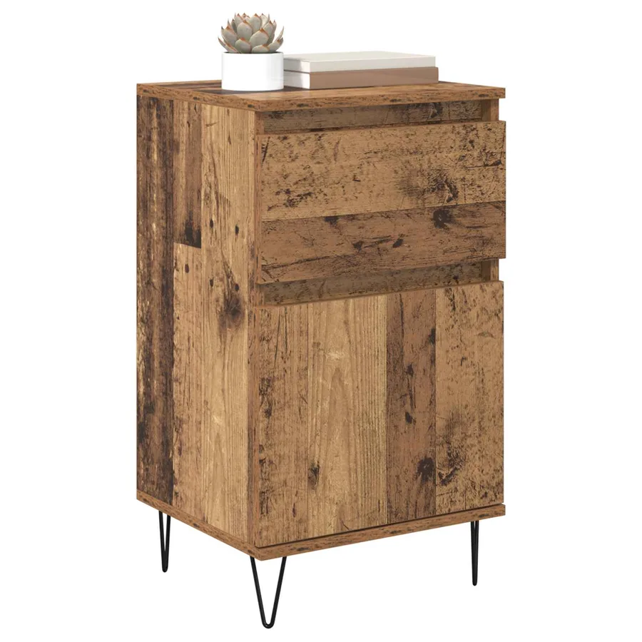 Buffet Bois ancien 35 x 40 x 70 cm Bois d'ingénierie - 3
