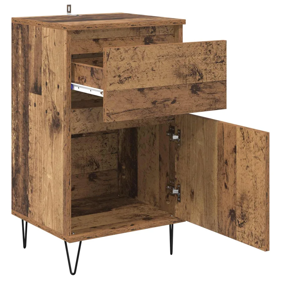 Buffet Bois ancien 35 x 40 x 70 cm Bois d'ingénierie - 5