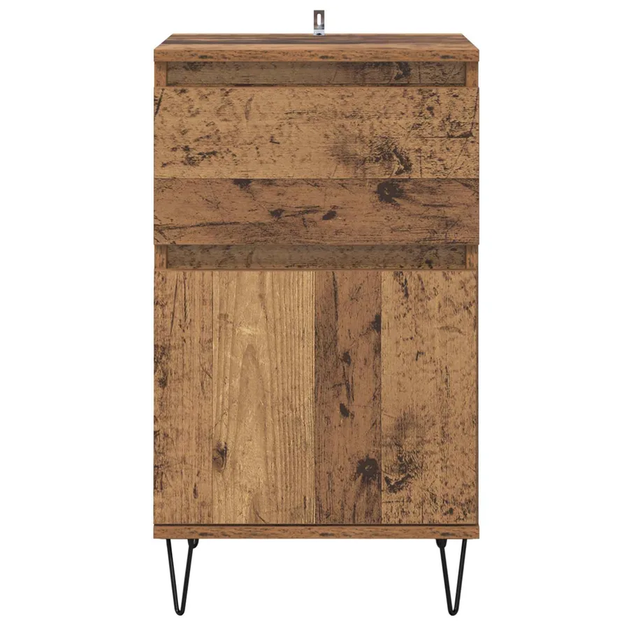 Buffet Bois ancien 35 x 40 x 70 cm Bois d'ingénierie - 6