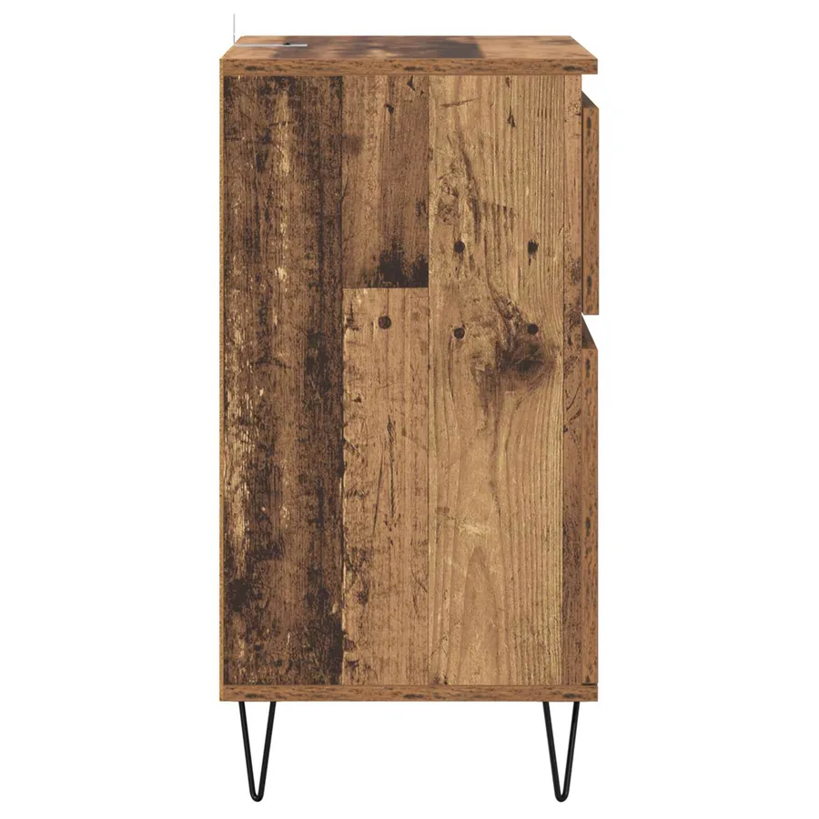 Buffet Bois ancien 35 x 40 x 70 cm Bois d'ingénierie - 7