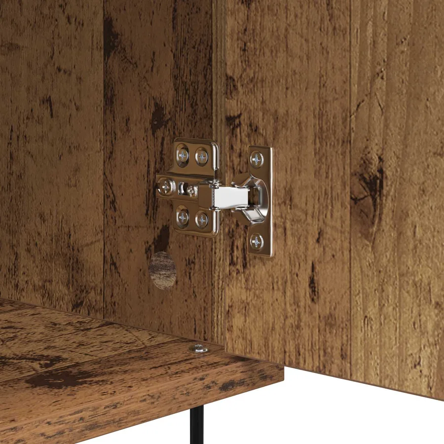 Buffet Bois ancien 35 x 40 x 70 cm Bois d'ingénierie - 9