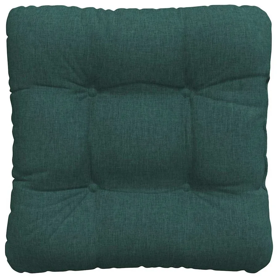 Coussins de siège 4 pcs Vert foncé 40 x 40 x 12 cm tissu - 7
