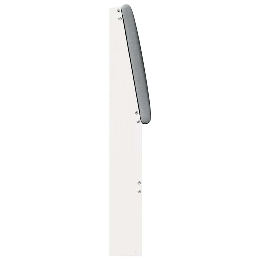 Tête de lit capitonnée Gris clair 75 cm Pin massif - 5