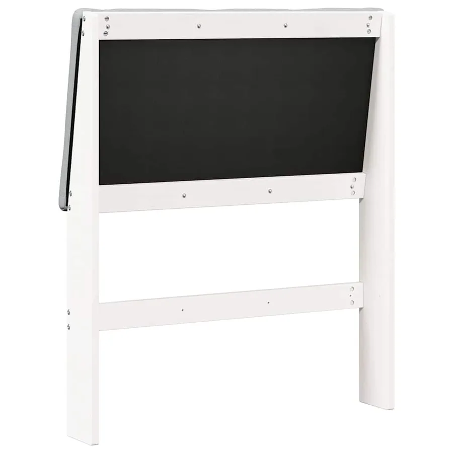 Tête de lit capitonnée Gris clair 75 cm Pin massif - 6