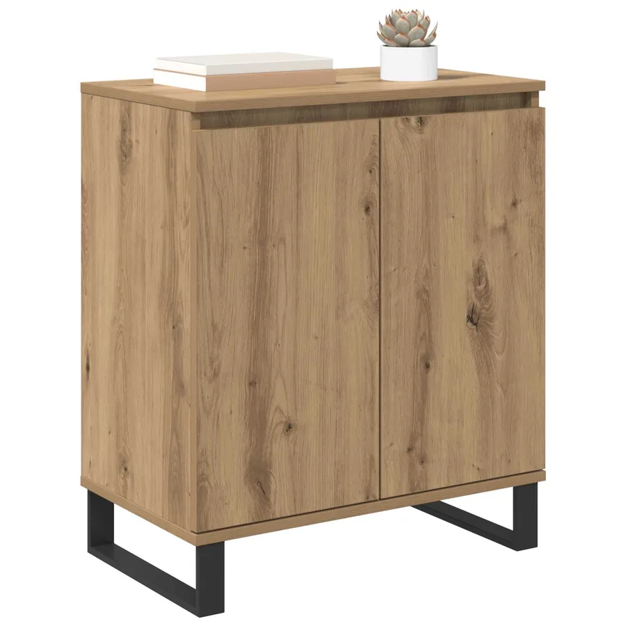 Buffet Chêne artisanal 60 x 35 x 70 cm Bois d'ingénierie - 3