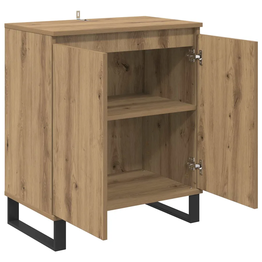 Buffet Chêne artisanal 60 x 35 x 70 cm Bois d'ingénierie - 5