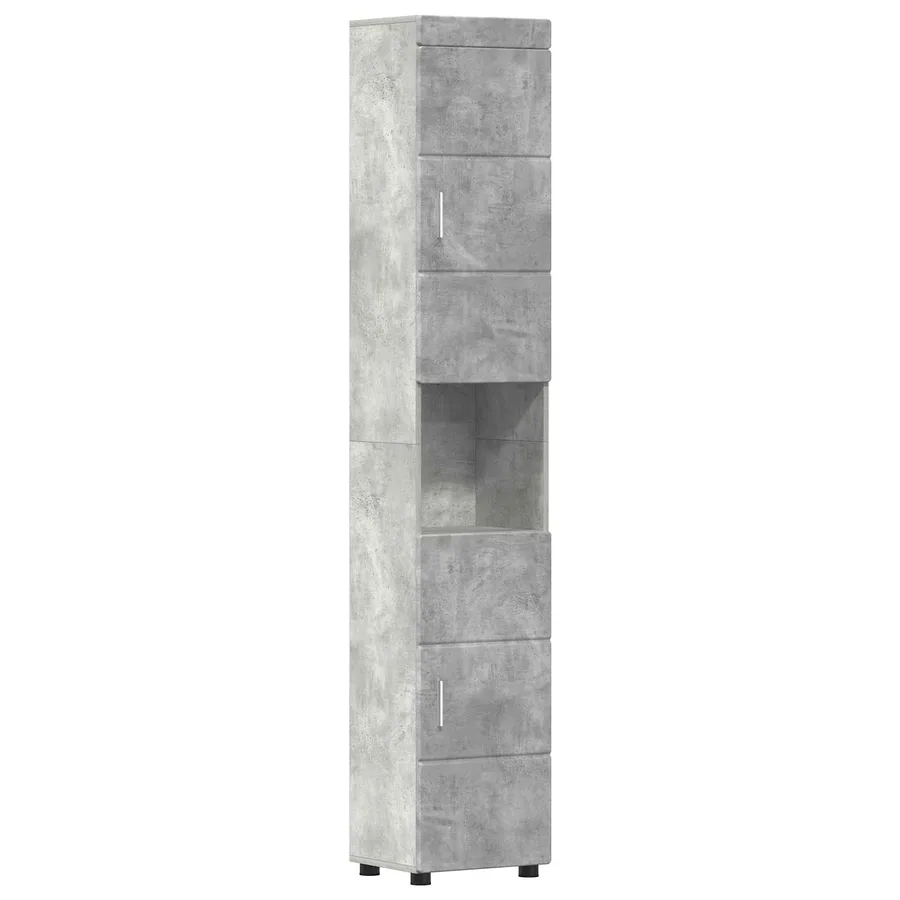 Ensemble d'armoire de salle de bain TULUM Gris béton - 2