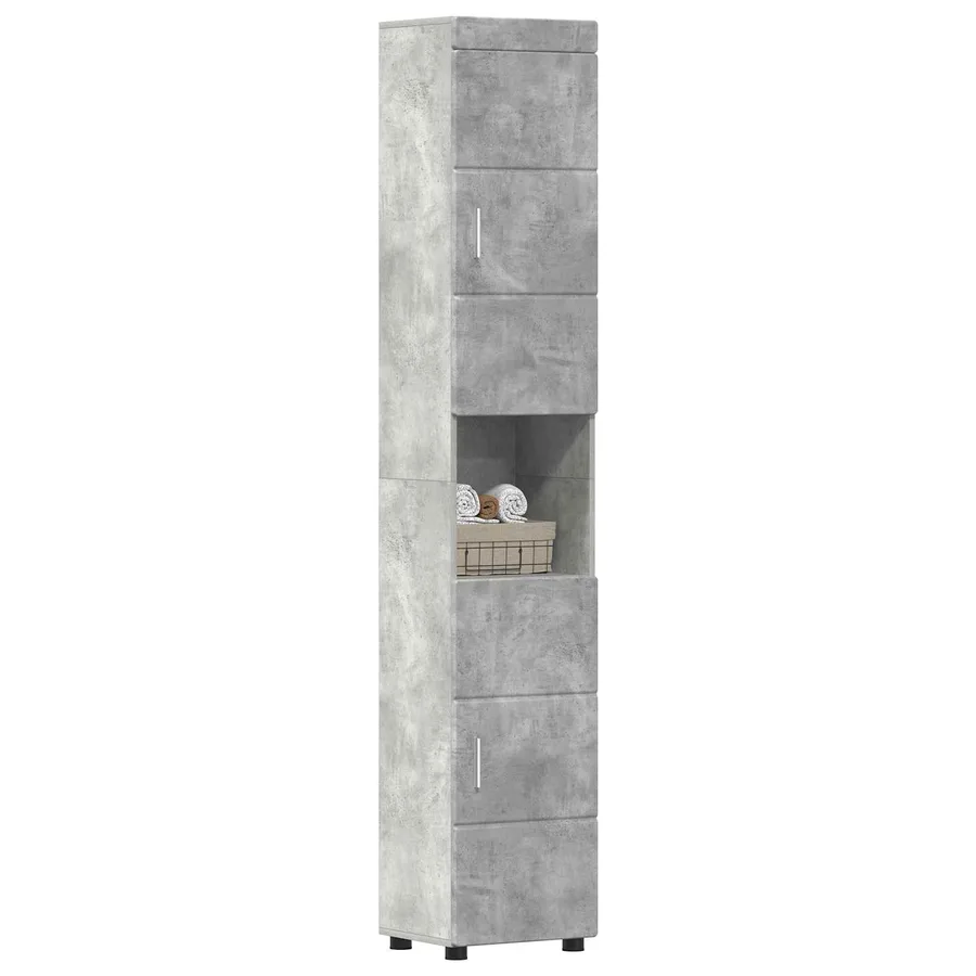 Ensemble d'armoire de salle de bain TULUM Gris béton - 3