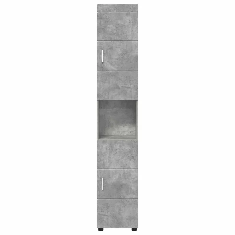 Ensemble d'armoire de salle de bain TULUM Gris béton - 6