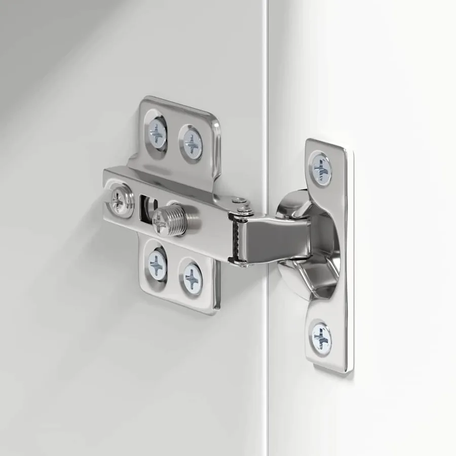 Amoire de salle de bain avec miroir avec étagère TULUM Blanc - 10