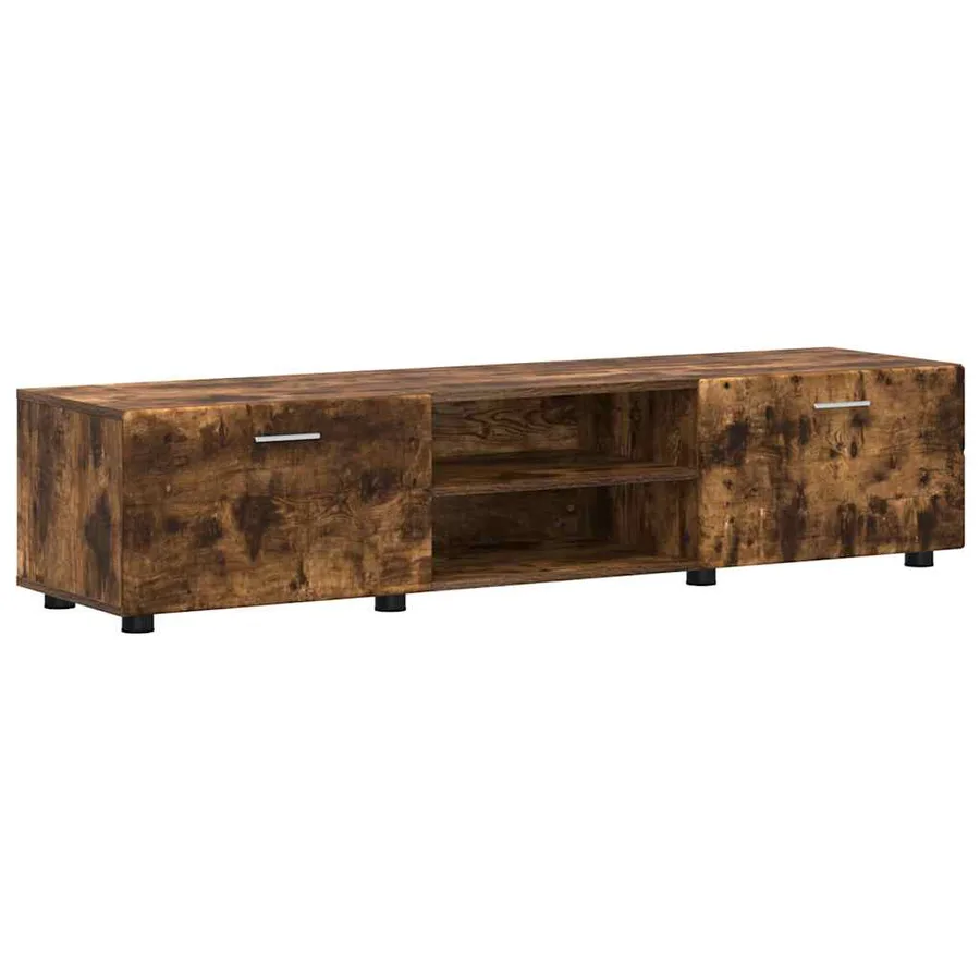 Ensemble meuble TV FLORIN 3 pcs Chêne fumé Bois d'ingénierie - 7