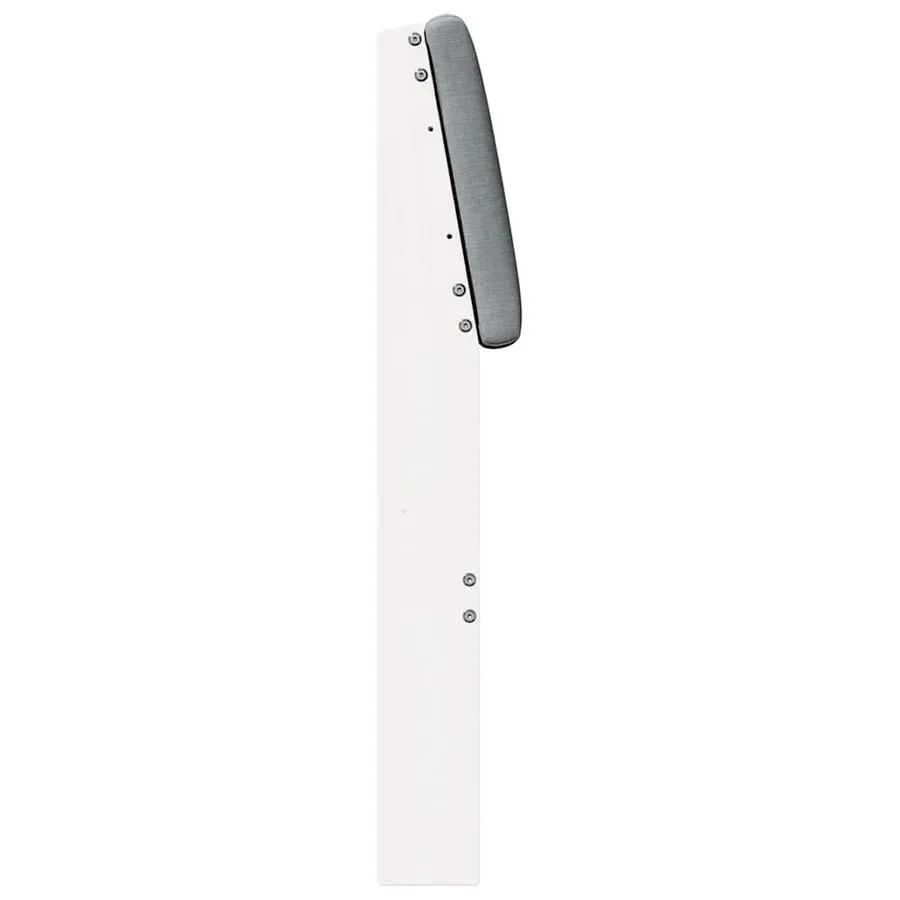 Tête de lit capitonnée Gris clair 120 cm Pin massif - 5