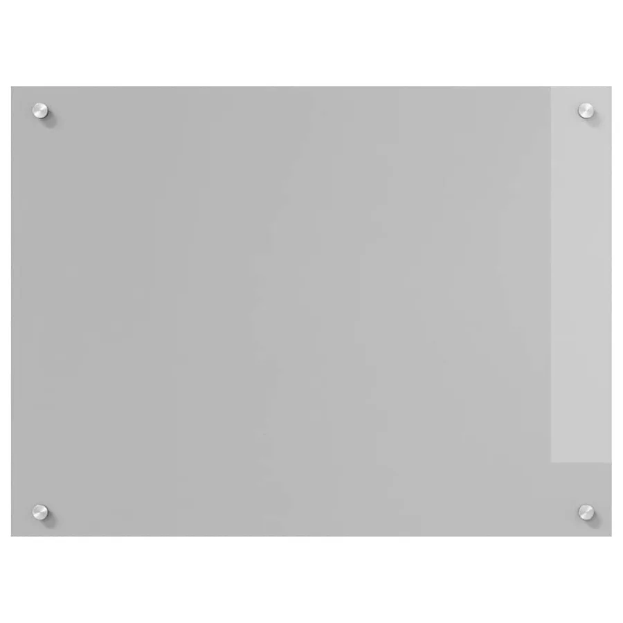 Crédence de cuisine 2 pcs Gris clair 80 x 60 cm verre trempé - 4