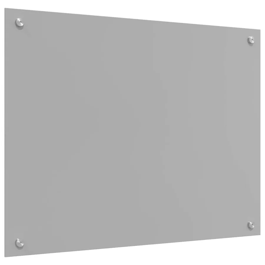 Crédence de cuisine 2 pcs Gris clair 80 x 60 cm verre trempé - 6