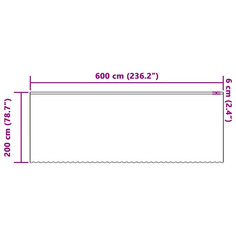 Rideau en Dentelle Floral Blanc 200 x 600 cm Polyester - 8