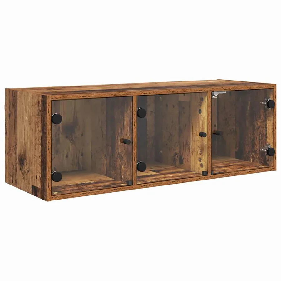 Meuble mural Bois Ancien 102 x 37 x 35 cm Bois d'ingénierie - 2