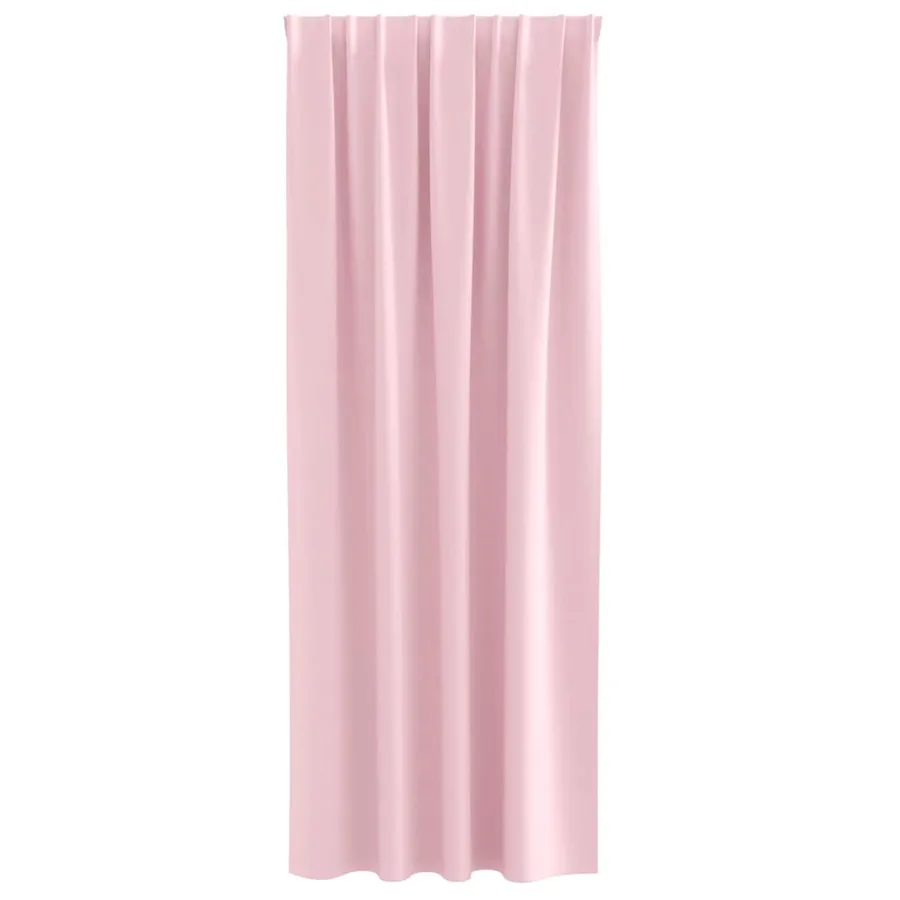 Rideaux occultants avec anneaux 2 pcs Rose bébé 225 x 140 cm - 4