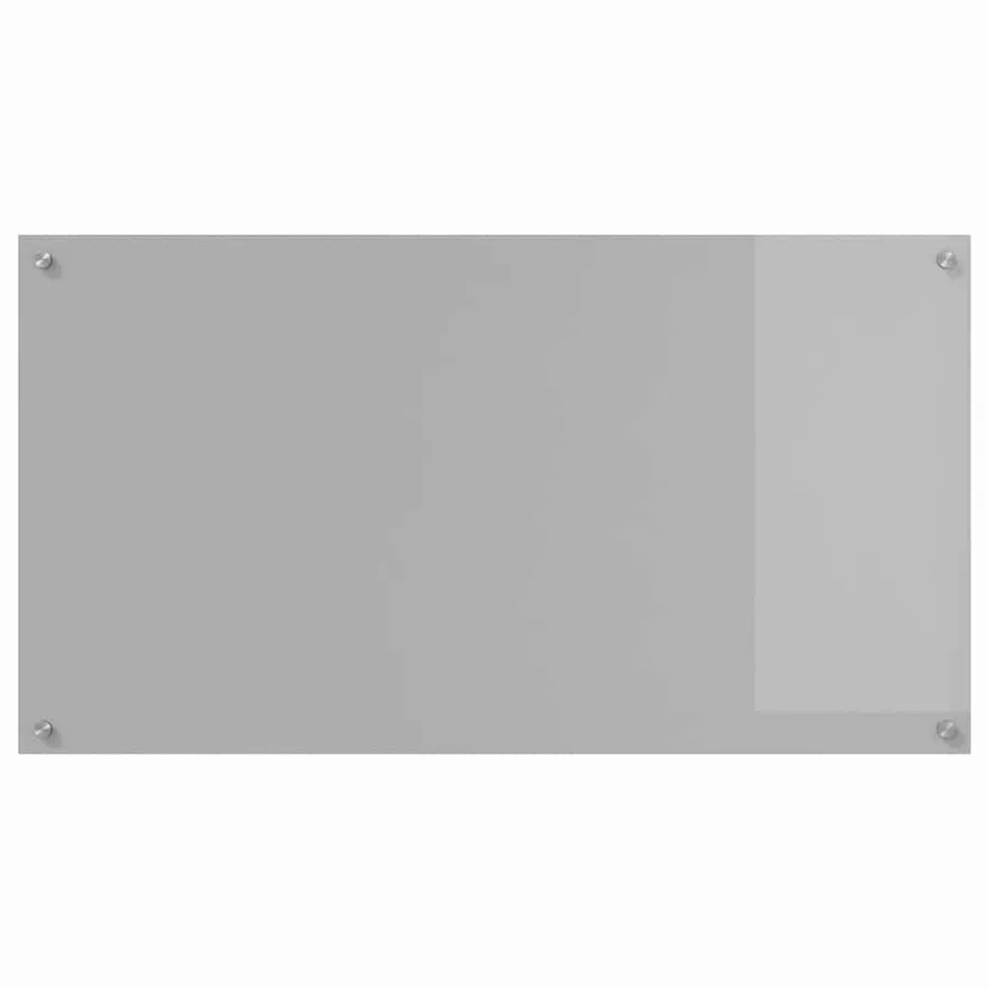 Crédence de cuisine 2 pcs Gris clair 110 x 60 cm verre trempé - 4