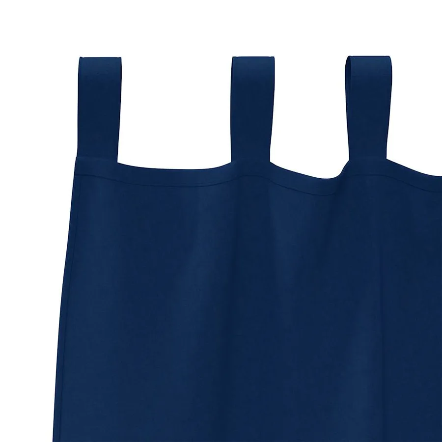 Rideaux occultants avec anneaux 2 pcs Bleu foncé 140 x 140 cm - 5