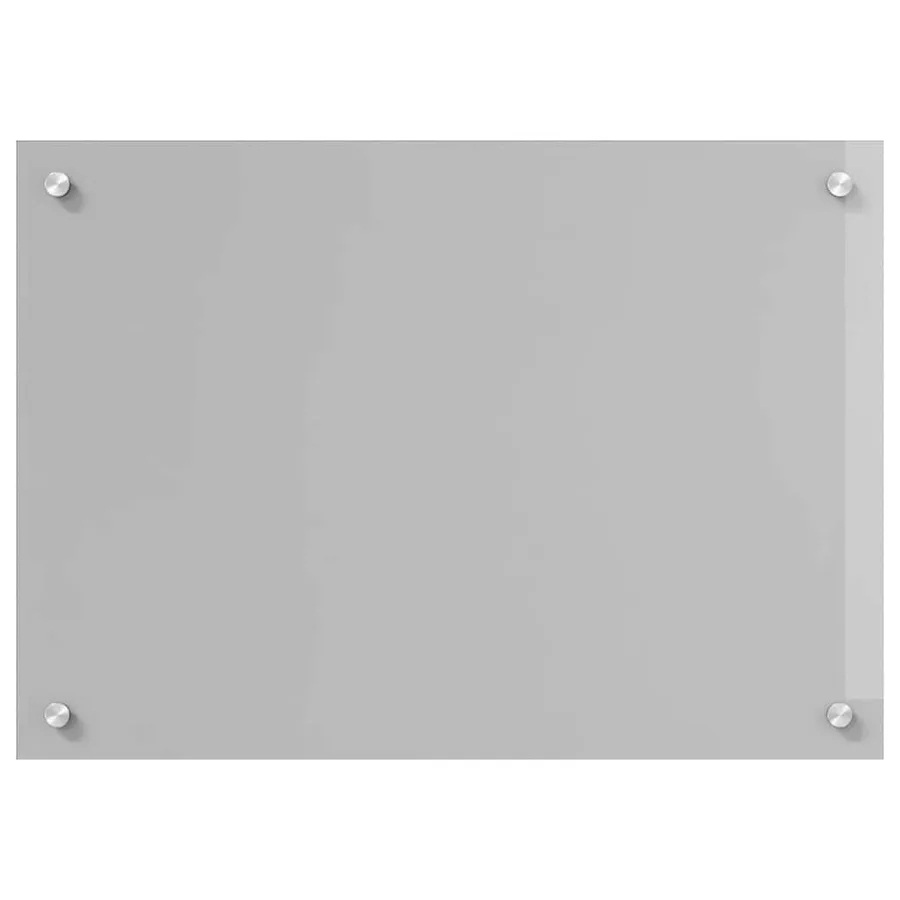 Crédence de cuisine 2 pcs Gris clair 70 x 50 cm verre trempé - 4