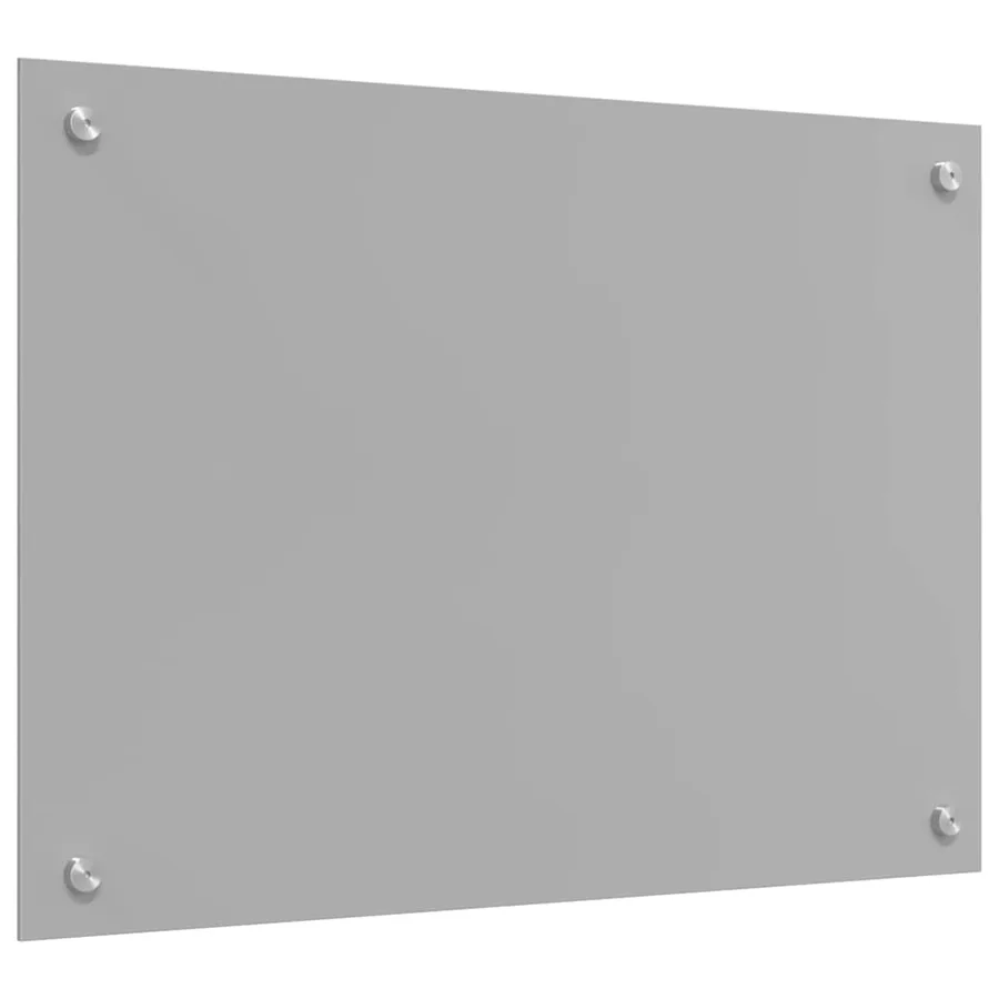 Crédence de cuisine 2 pcs Gris clair 70 x 50 cm verre trempé - 6