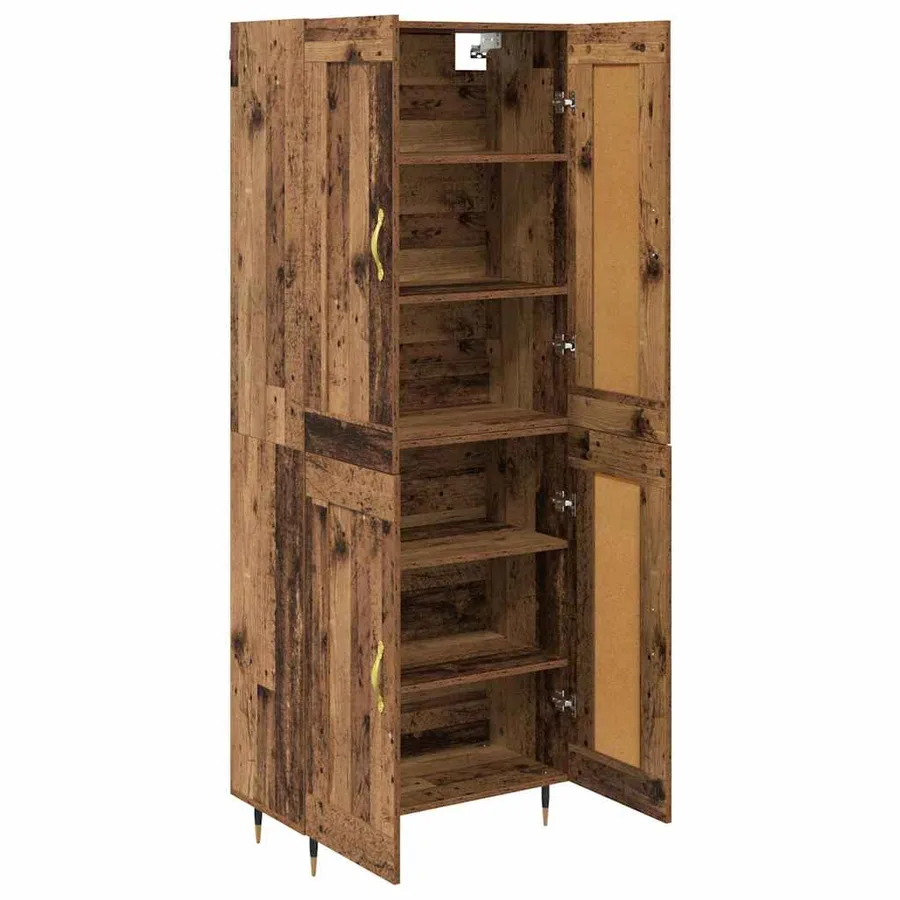 Haut Armoire Bois Ancien 69,5 x 34 x 90 cm Bois d'ingénierie - 5