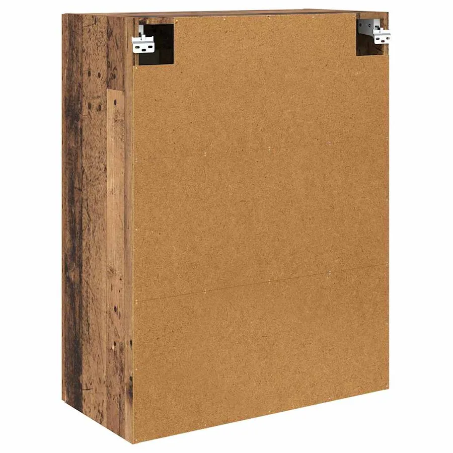 Meuble mural Montage mural 2 pcs Bois ancien 69,5 x 34 x 90 cm - 9