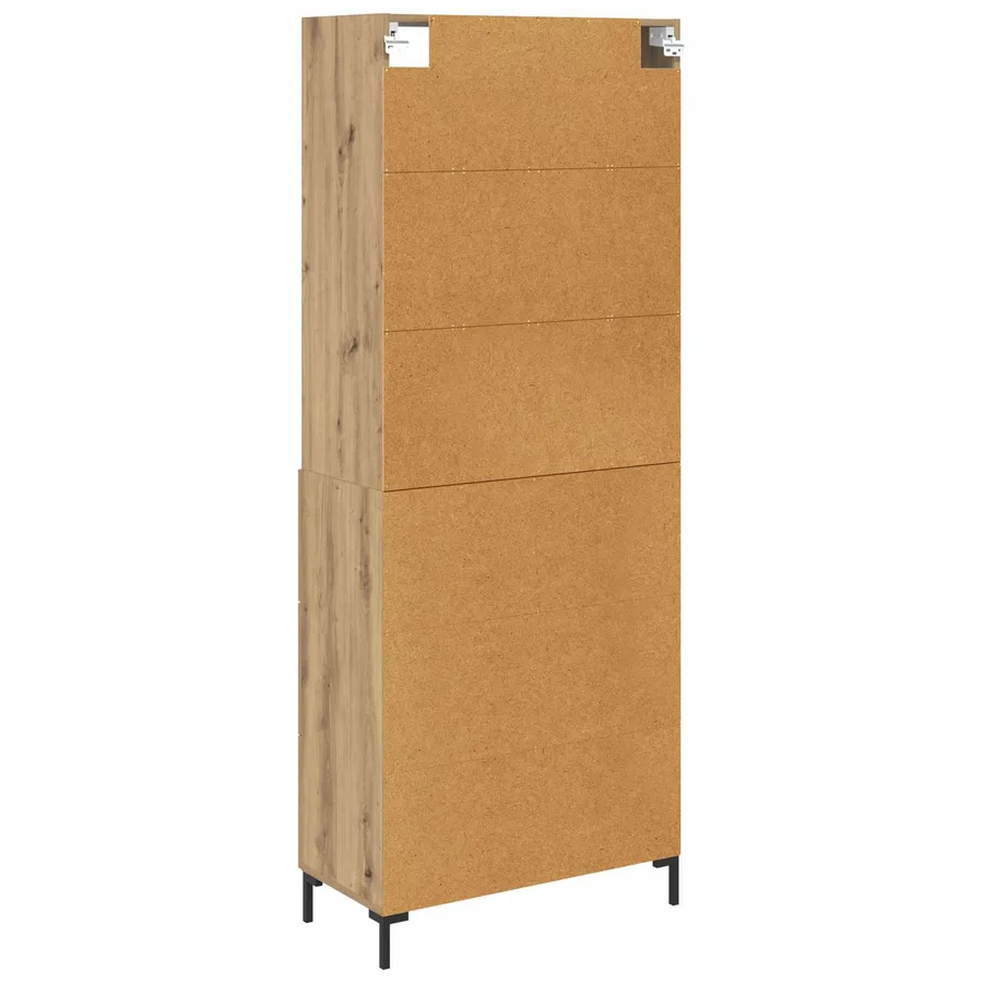 Haut Armoire Chêne artisanal 69,5 x 34 x 180 cm - 10