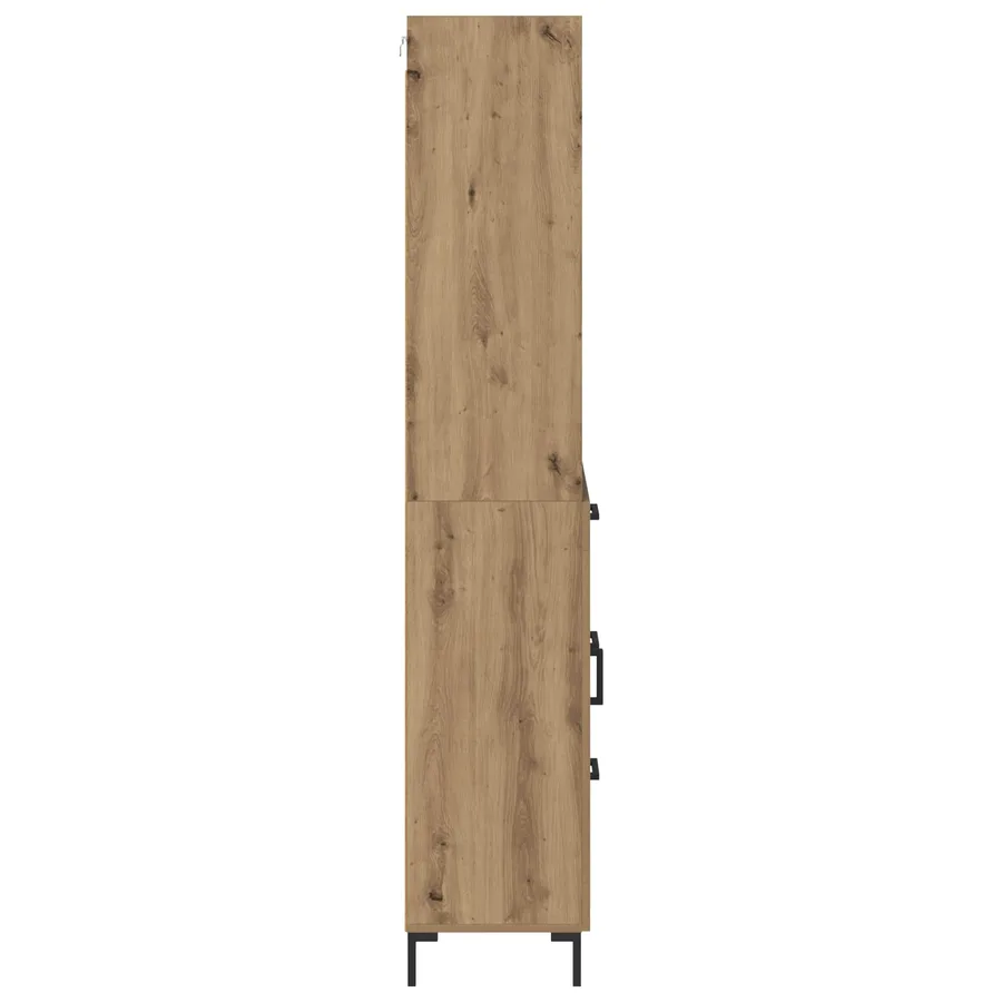 Haut Armoire Chêne artisanal 69,5 x 34 x 180 cm - 9