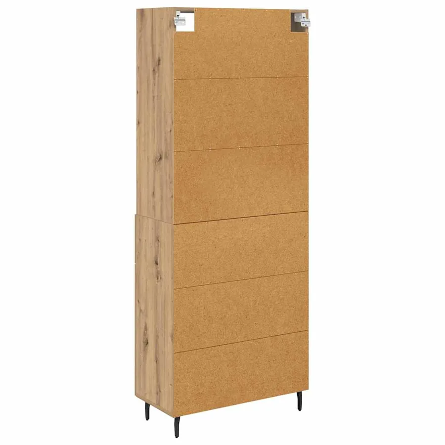 Haut Armoire 2 pcs Chêne artisanal 69,5 x 32,5 x 180 cm - 8