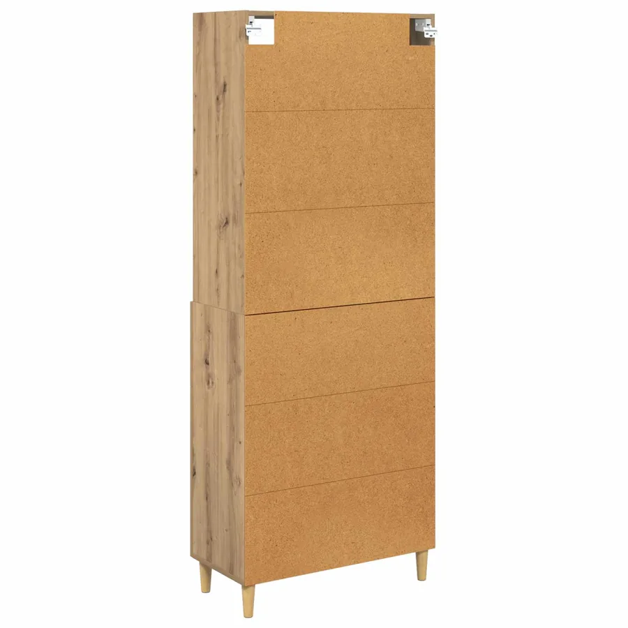Haut Armoire Chêne artisanal 69,5 x 32,5 x 180 cm - 10