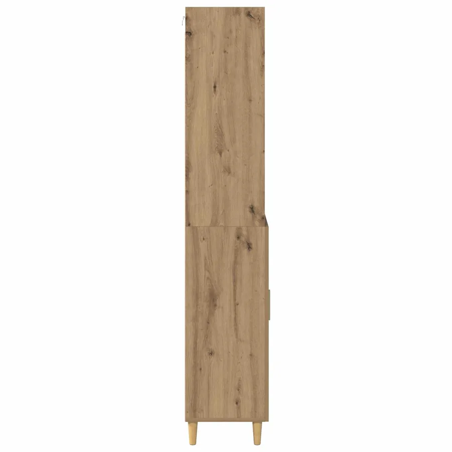 Haut Armoire Chêne artisanal 69,5 x 32,5 x 180 cm - 9