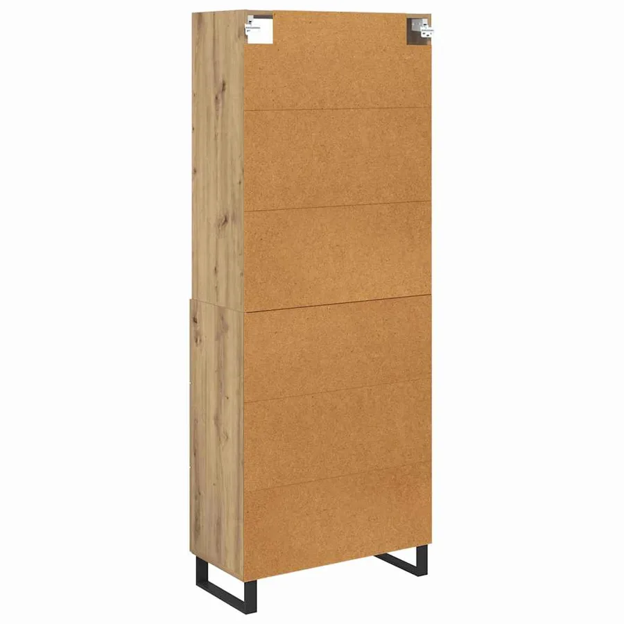 Haut Armoire 2 pcs Chêne artisanal 69,5 x 34 x 180 cm - 8