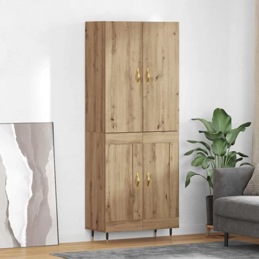 Haut Armoire Chêne artisanal 69,5 x 34 x 180 cm